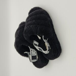 UGG Women's Fluff Yeah Slide Slipper Black